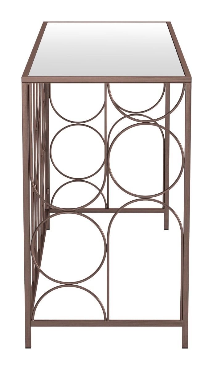 bronze console table