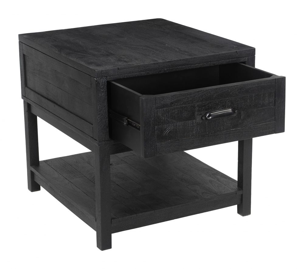 wooden end table