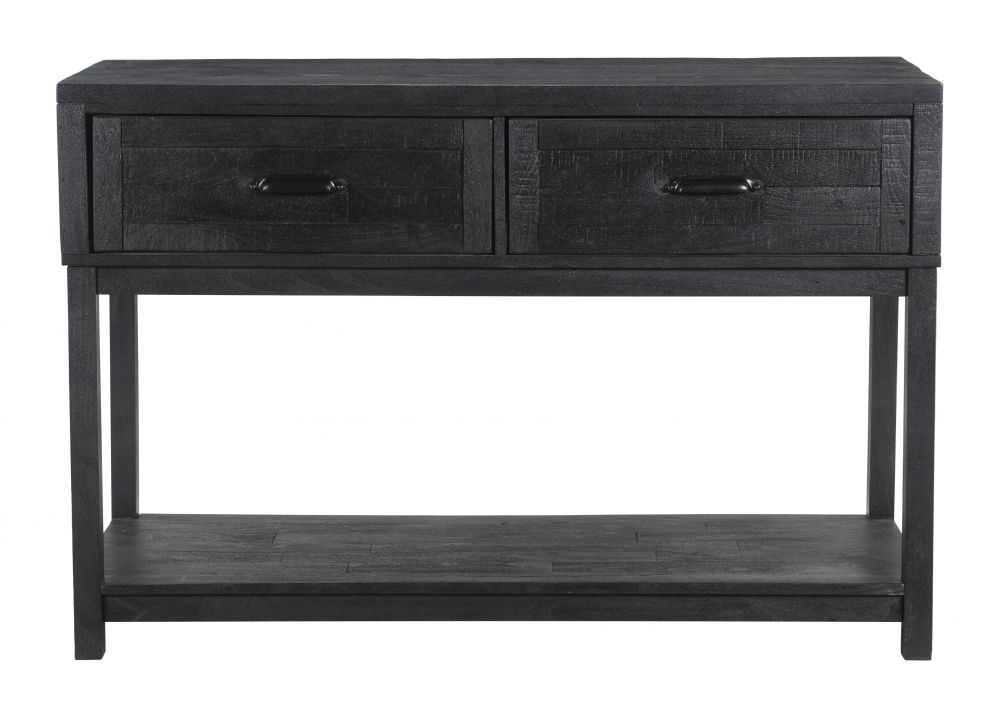 quality wood console table