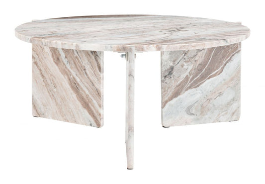 beige marble coffee table