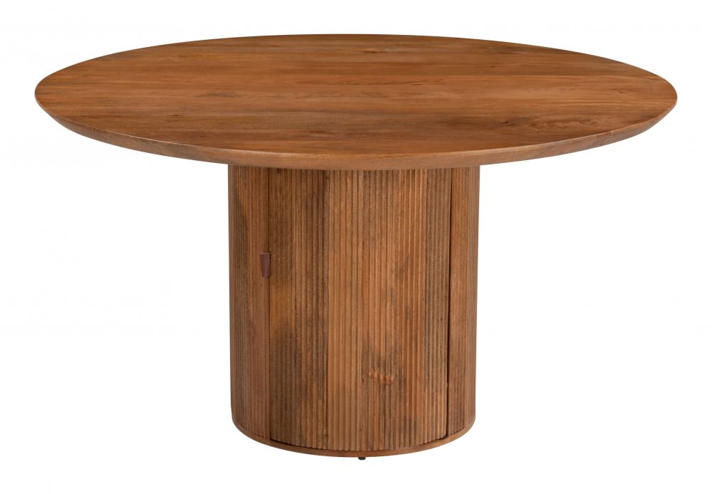 brown dining table