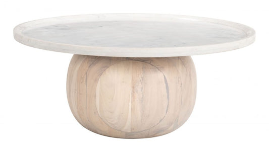 white marble coffee table