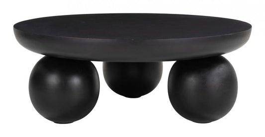 black wood coffee table