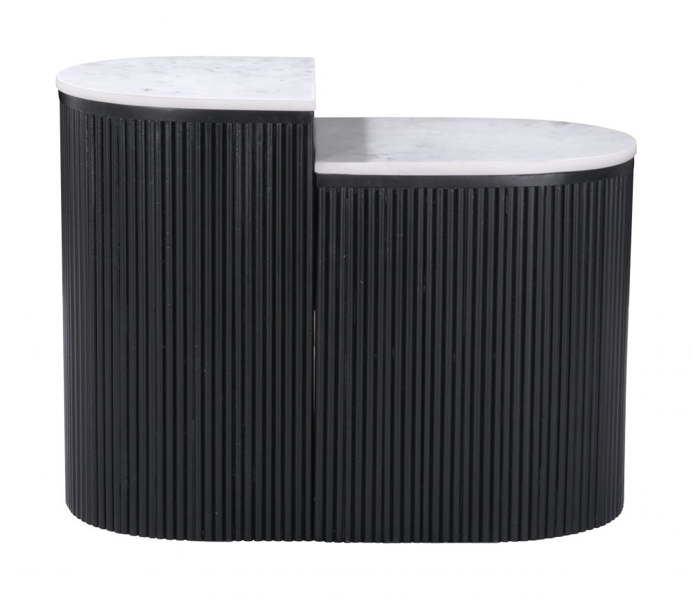 black side table