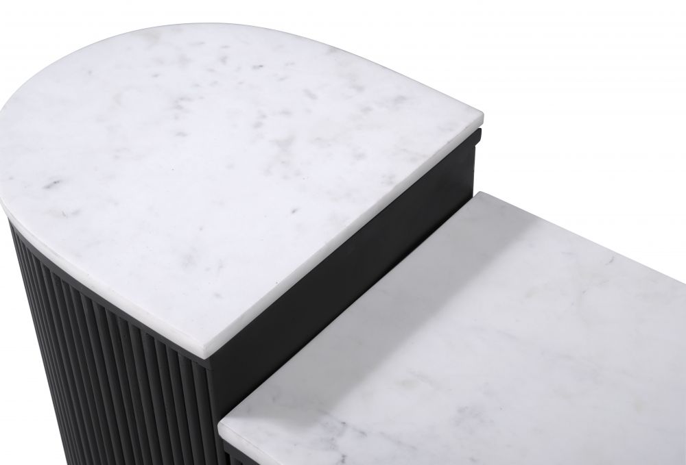 black end table
