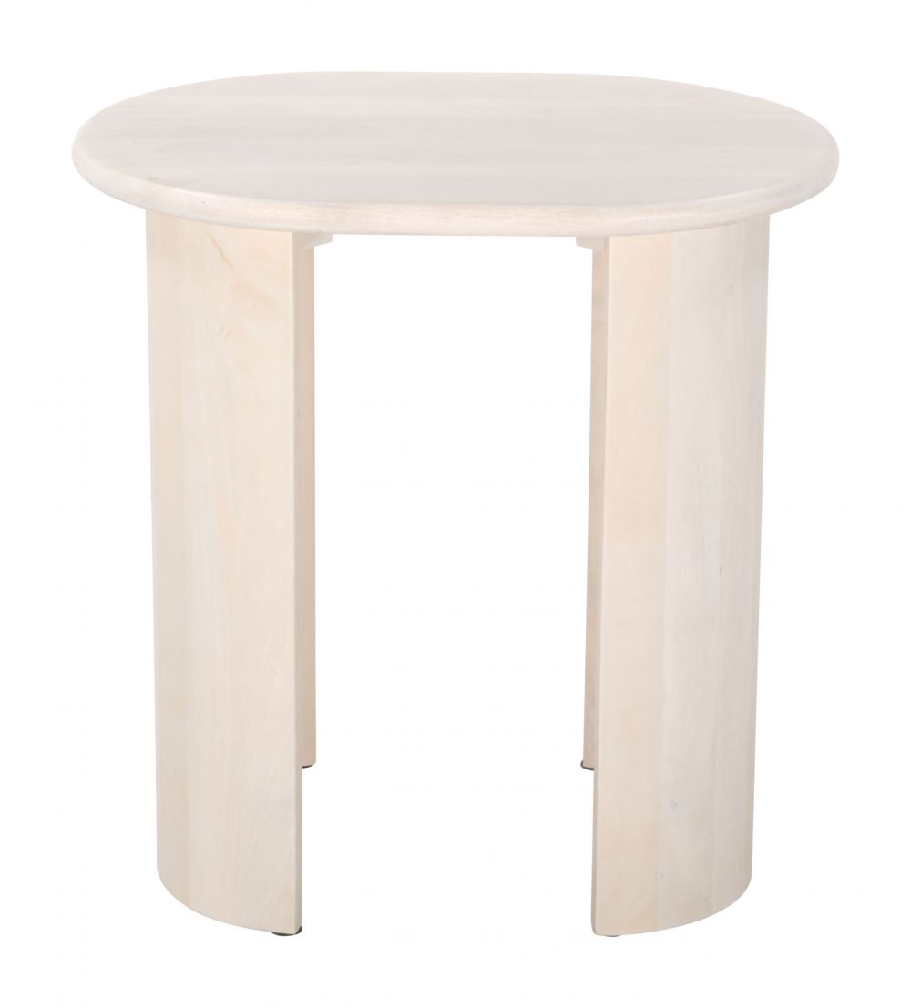 beige end table
