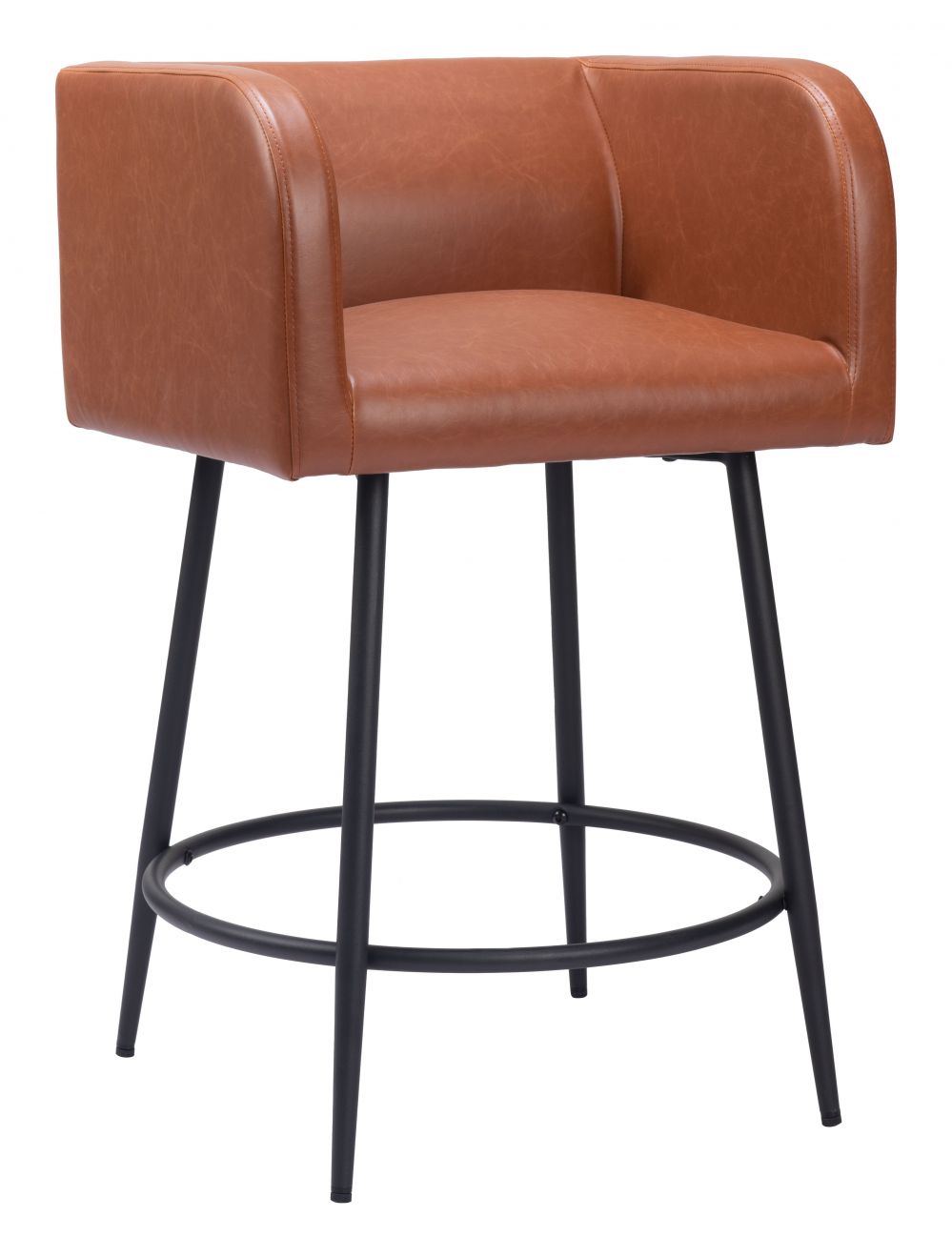 brown counter stool