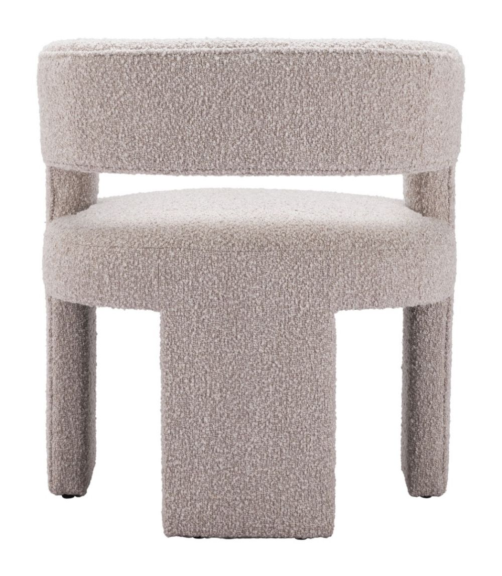 boucle accent chair