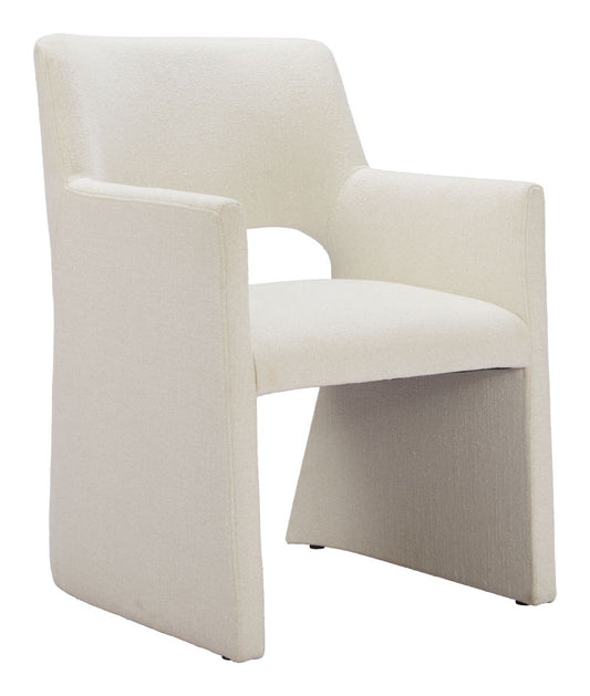 white dining chair