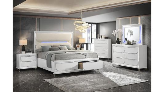 white storage bedroom set