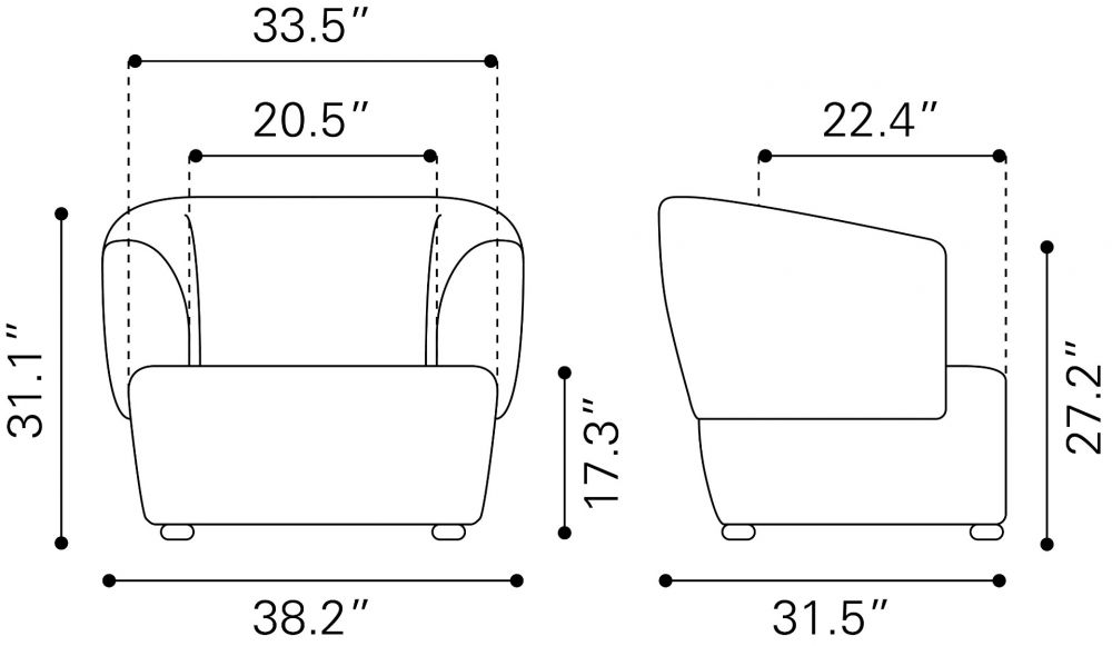 beige fabric accent chair