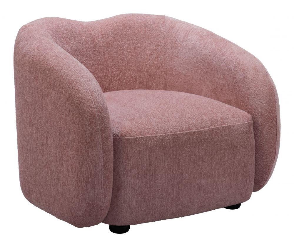 best pink fabric accent chair