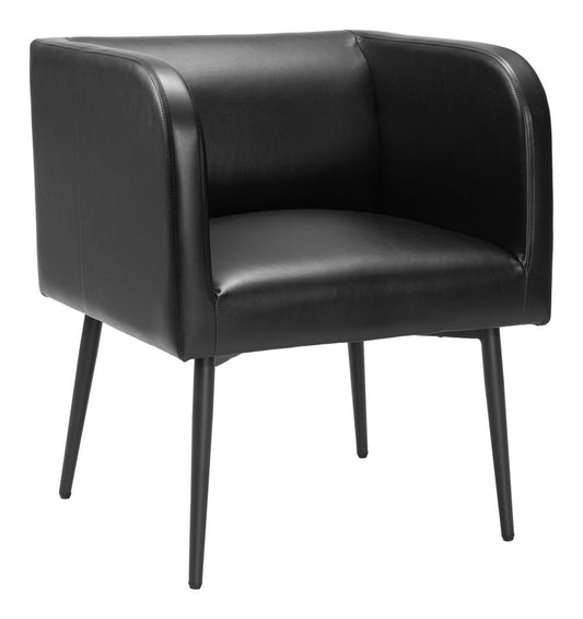 black dining chair