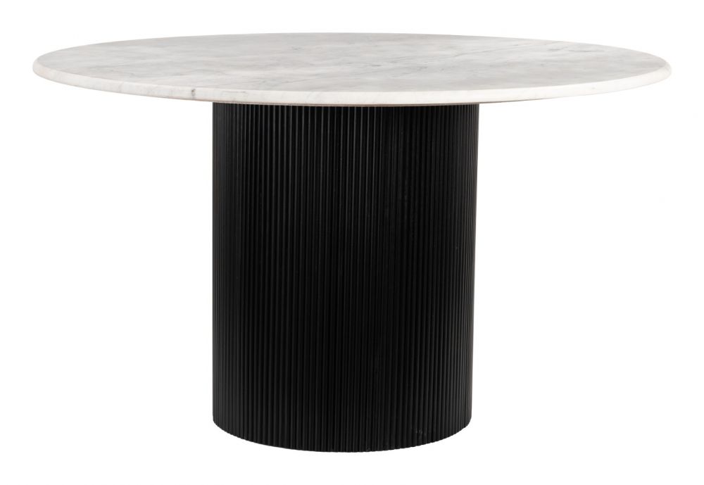 white dining table