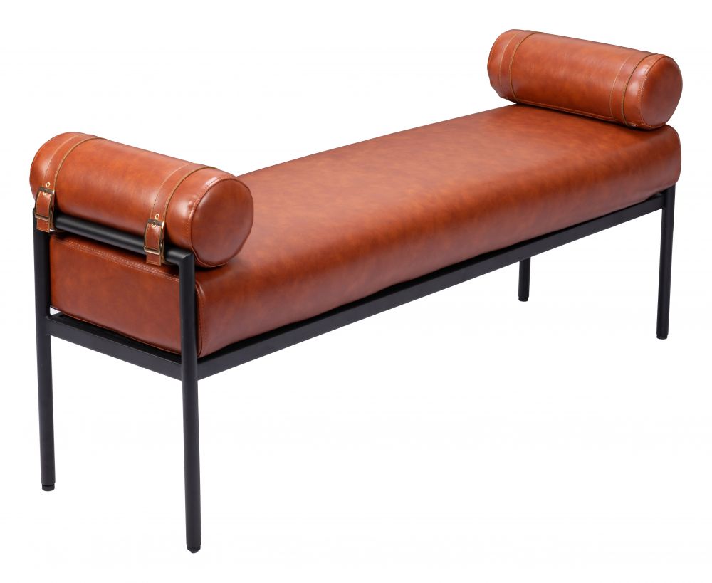 leather bench