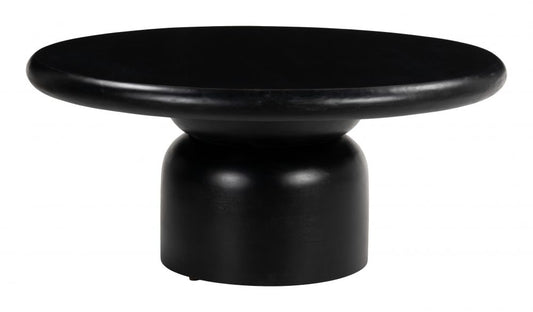 black wood coffee table