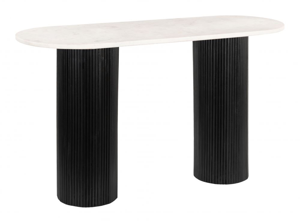 black marble console table