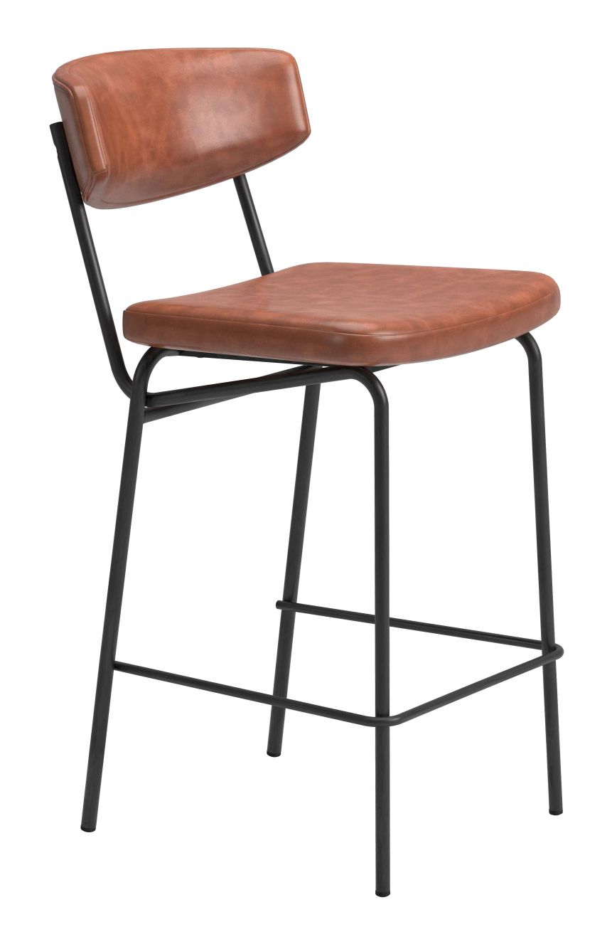 brown counter stool