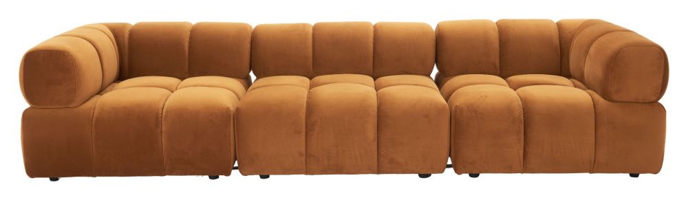 brown fabric sofa set