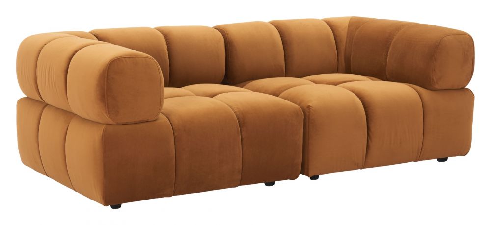 brown fabric sofa set