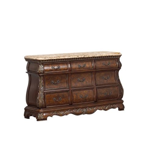 brown dresser