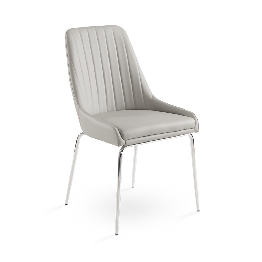 light grey dining chair