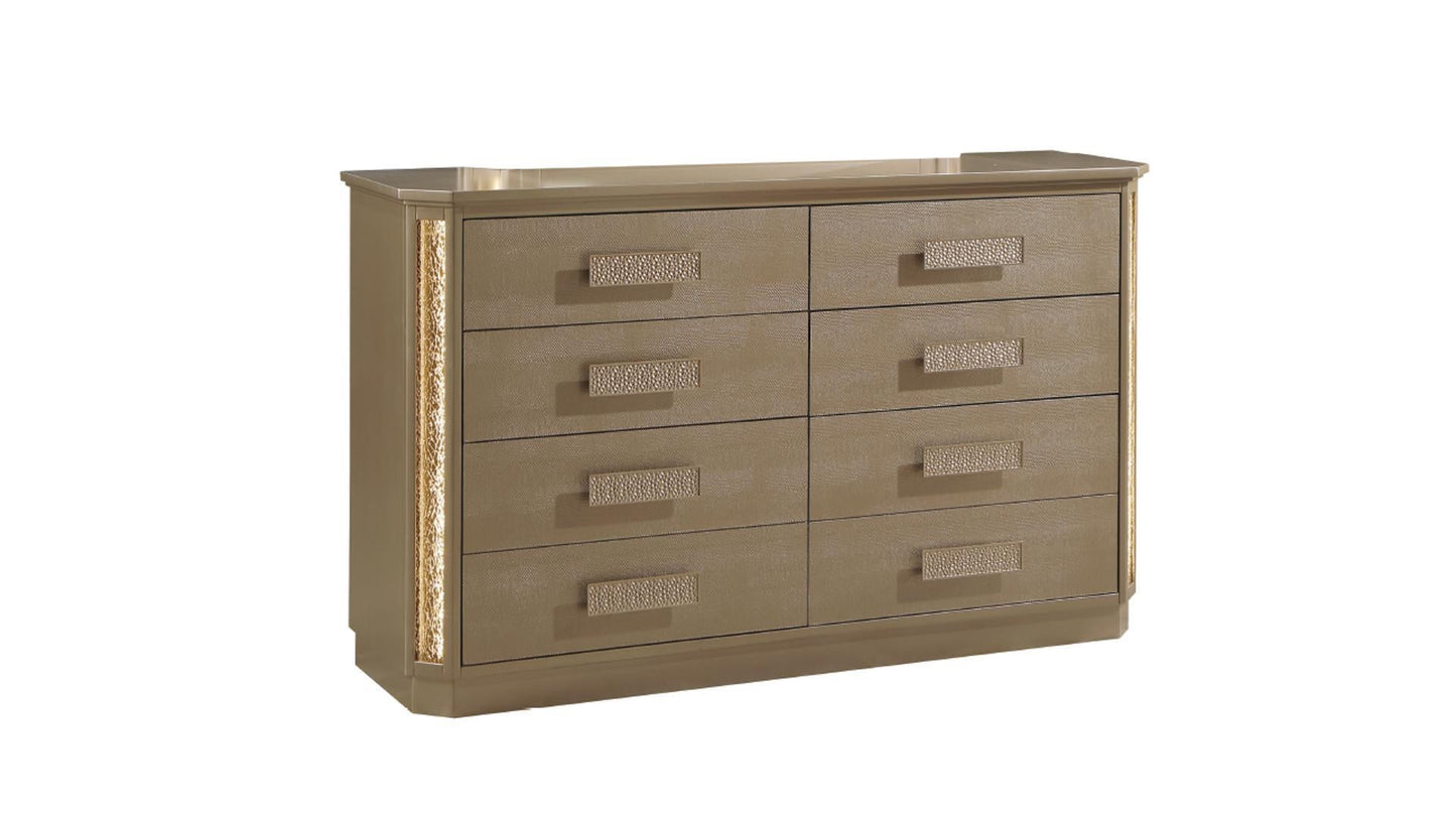 gold dresser