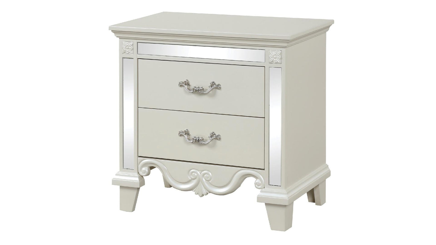 white nightstand