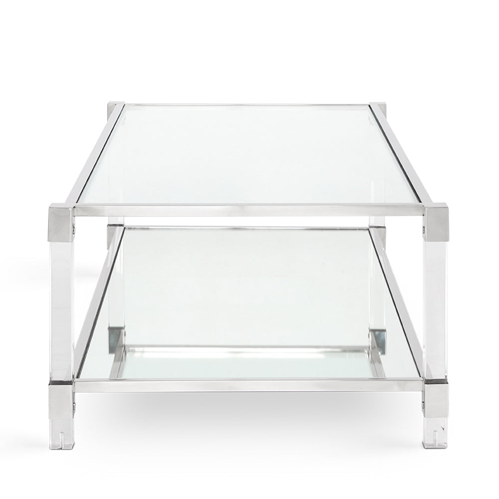 tempered glass coffee table