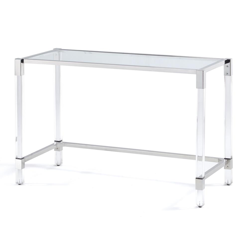 glass desk