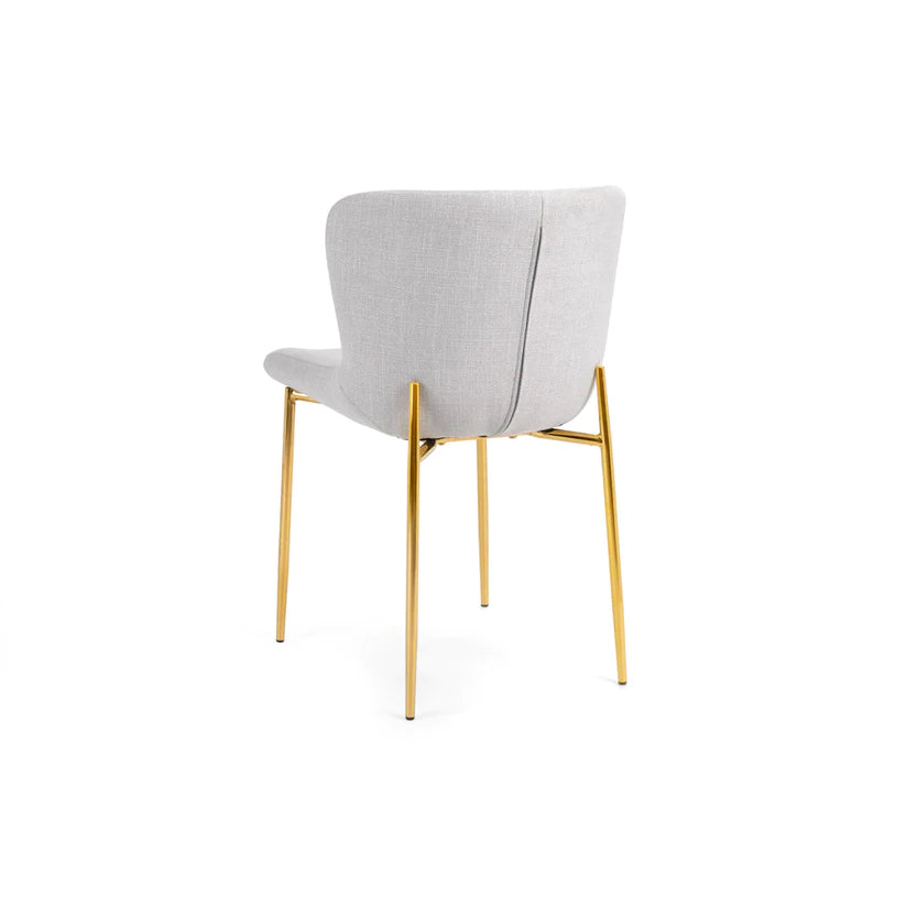 light grey dining chair