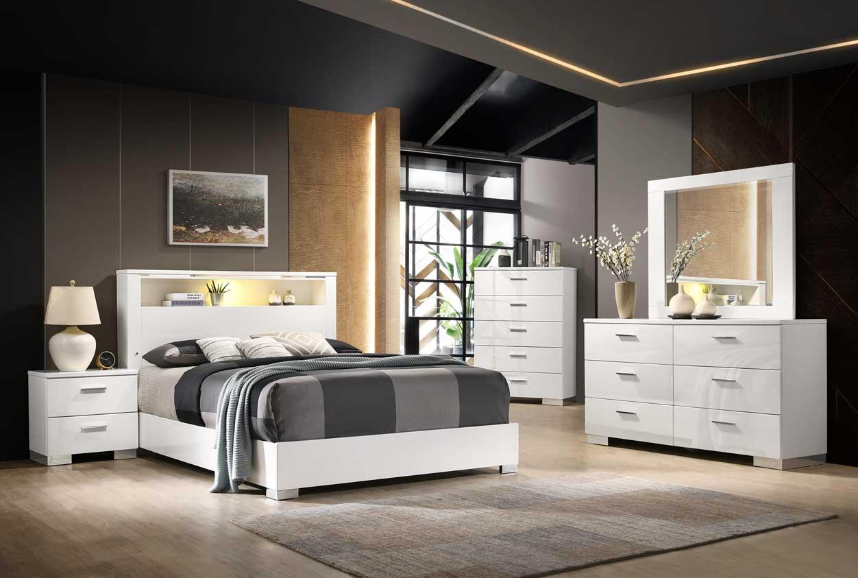 white storage bedroom set