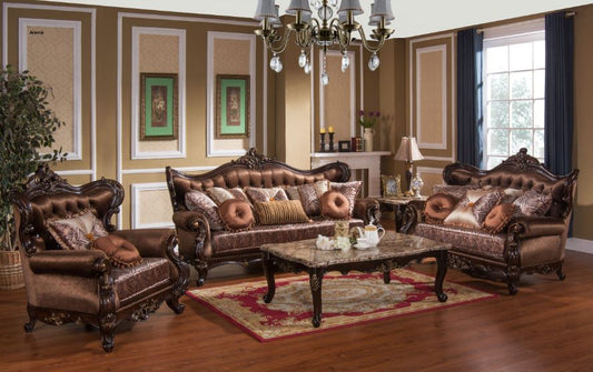 traditional design sofa set