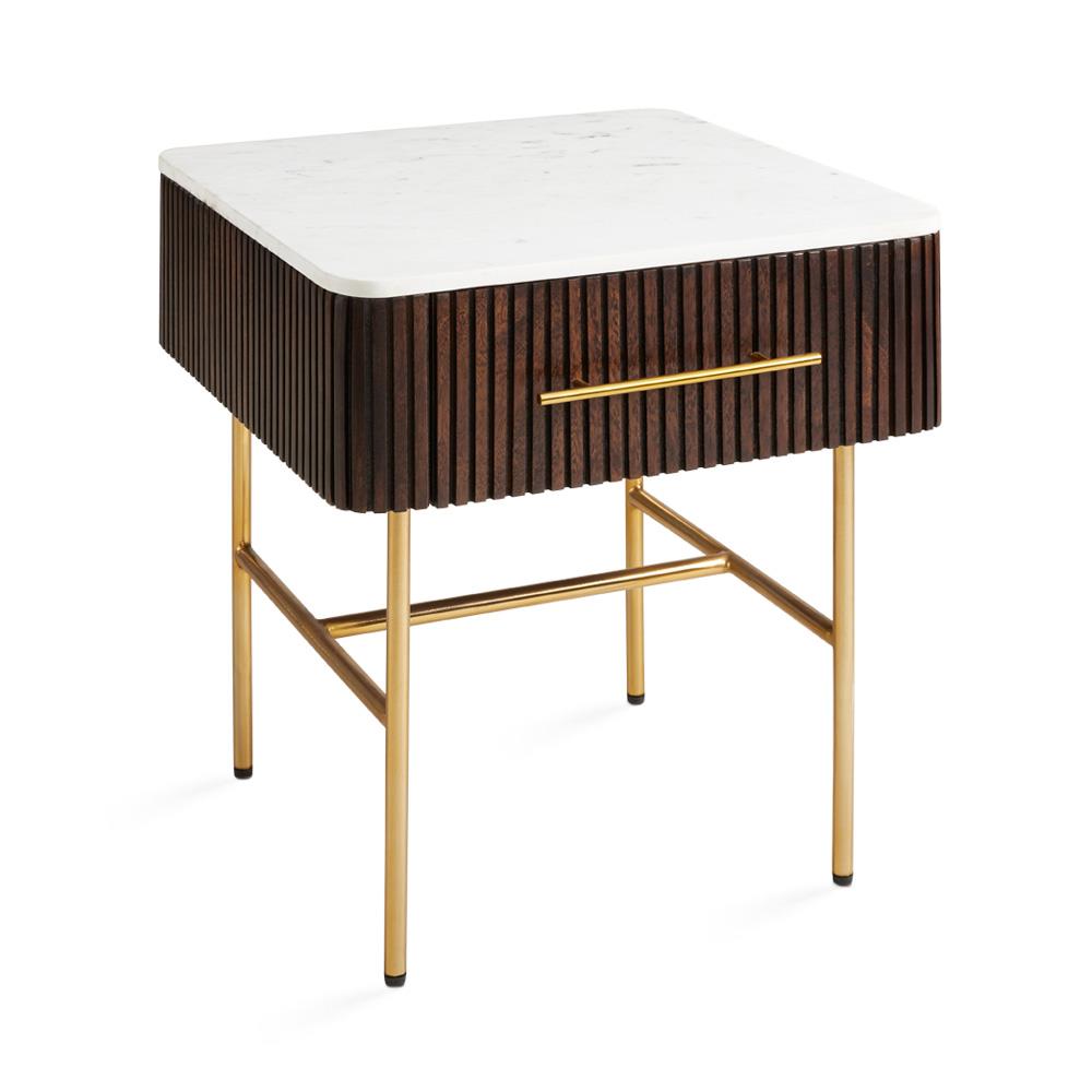 white end table