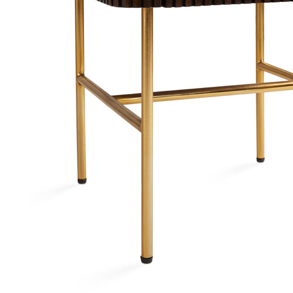 steel legs end table