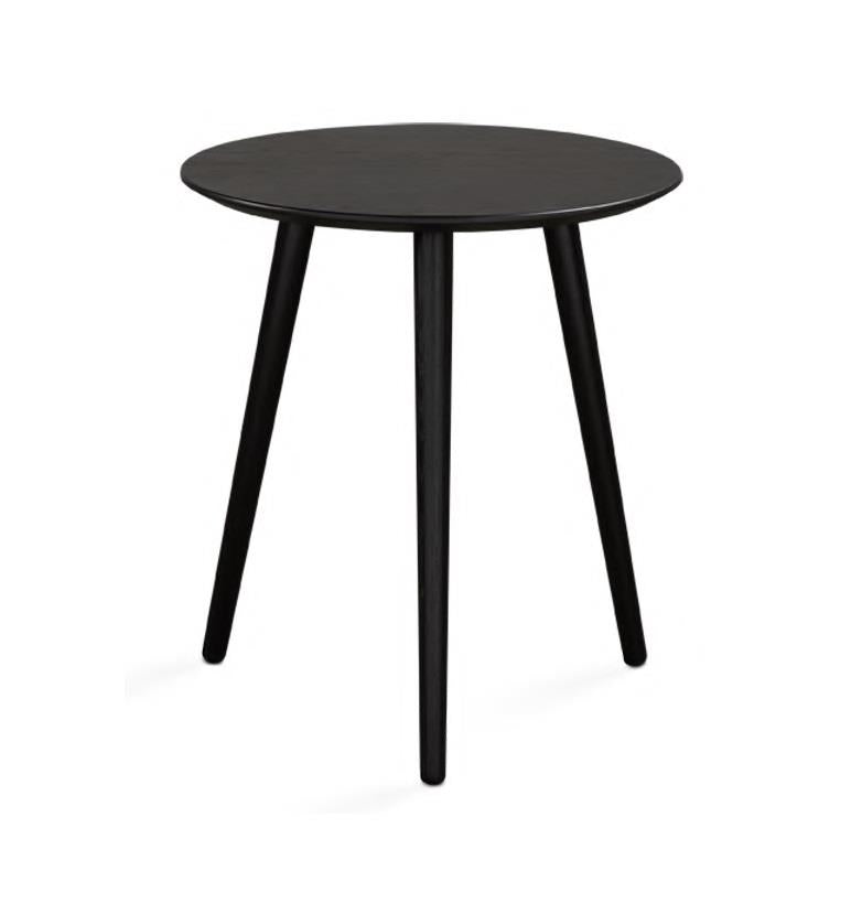 black end table