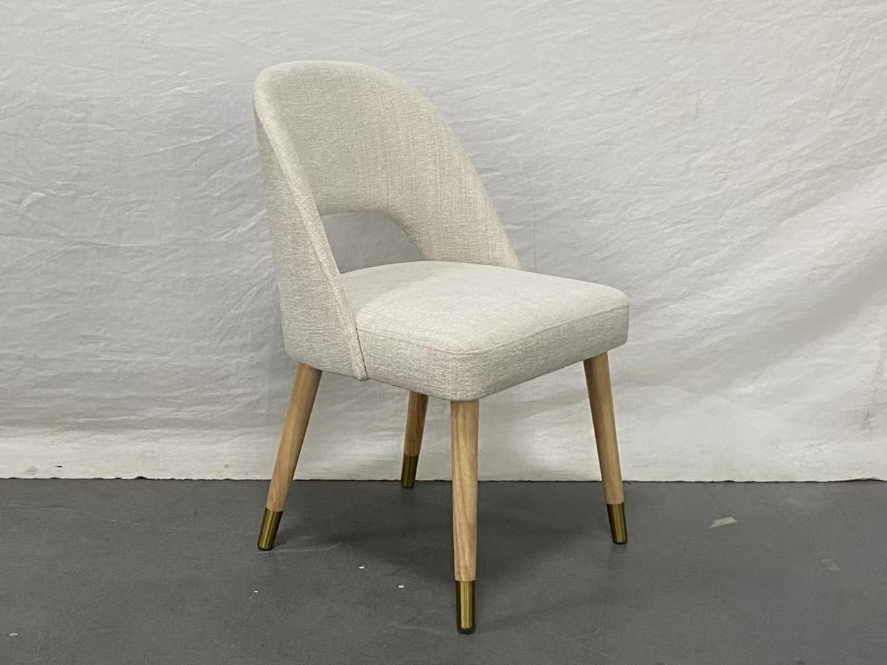 beige dining chair