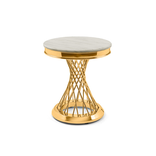 golden side table