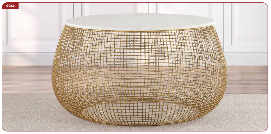 gold marble coffee table