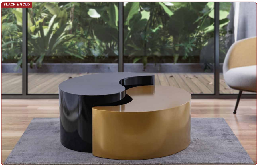 Black &Gold coffee table