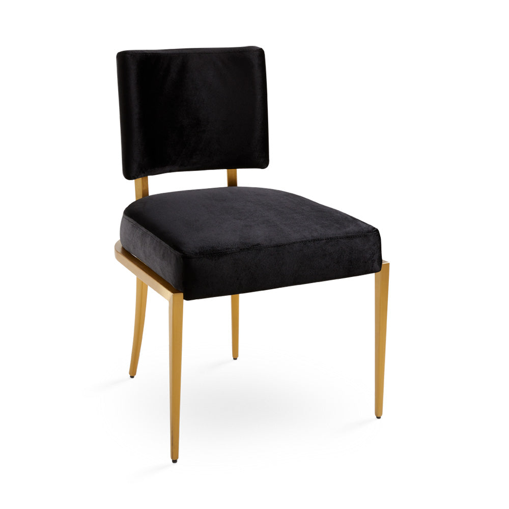 black dining chair