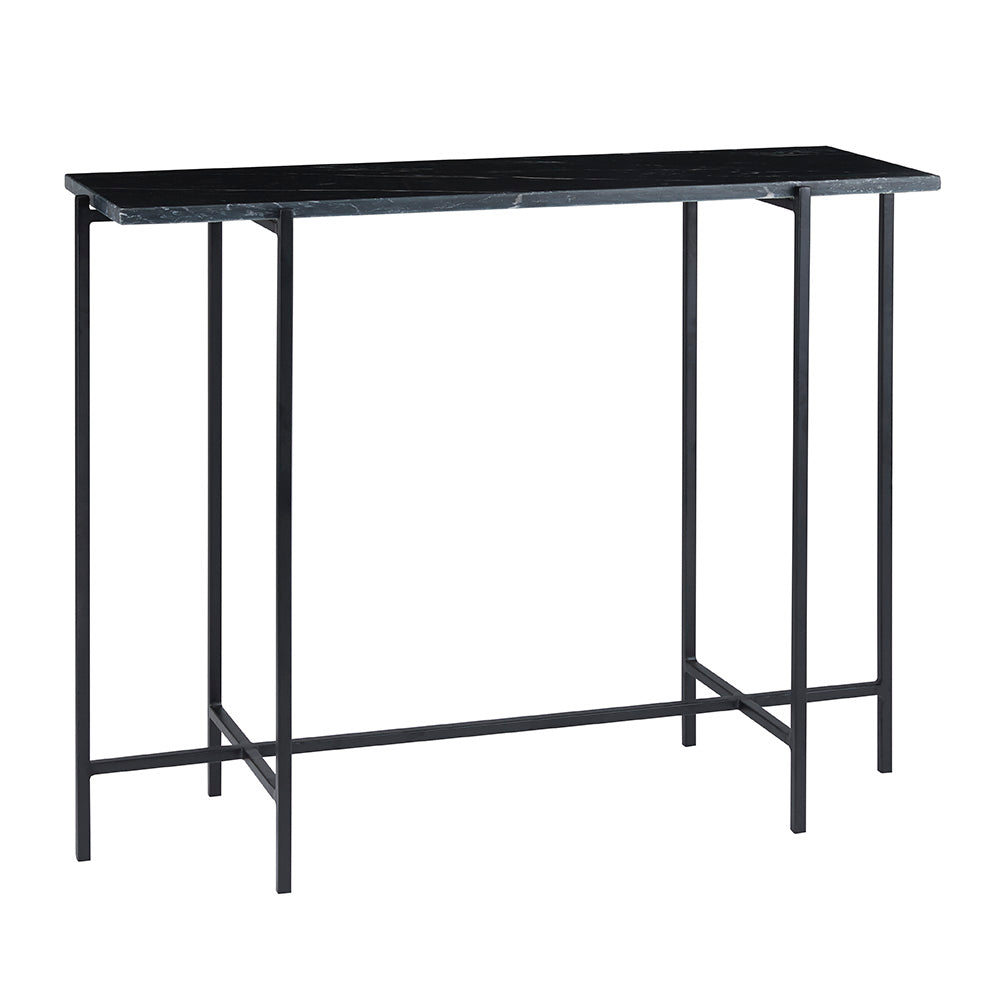 black marble console table