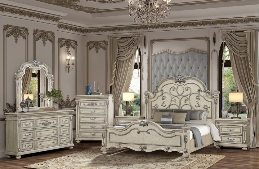 cream bedroom set