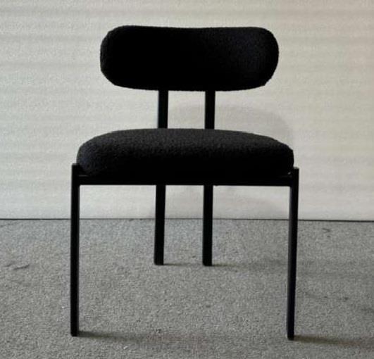 black dining chair