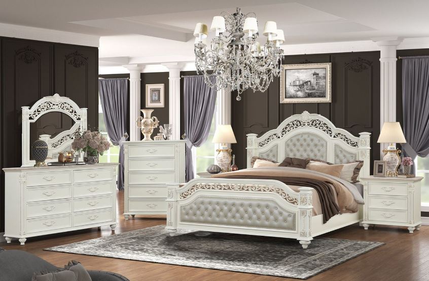 white bedroom set