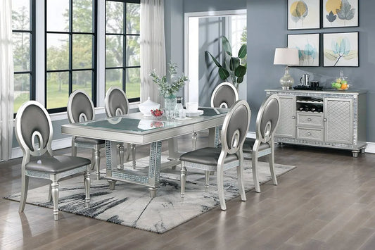 grey dining set