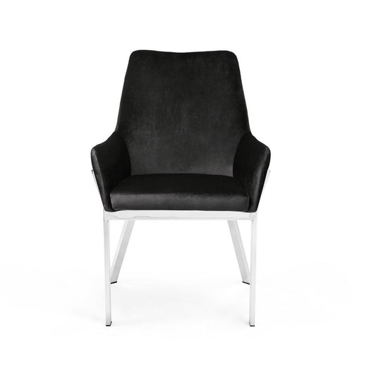 black dining chair