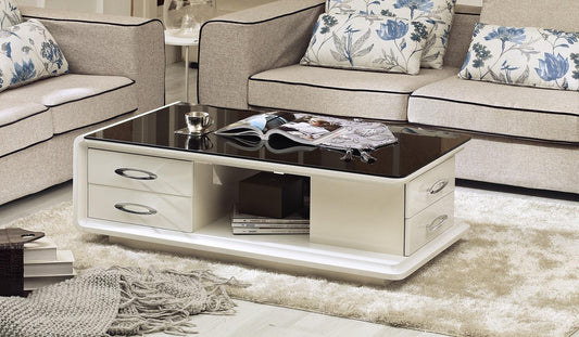 glass coffee table