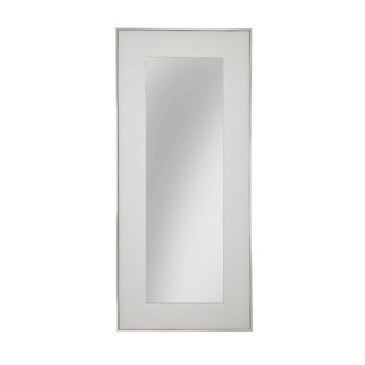 silver floor mirror