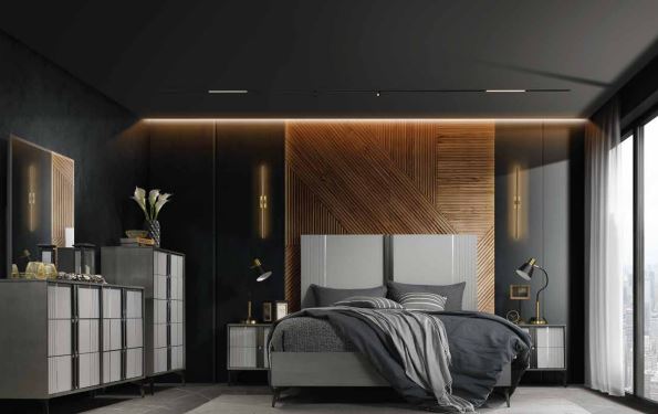 grey bedroom set